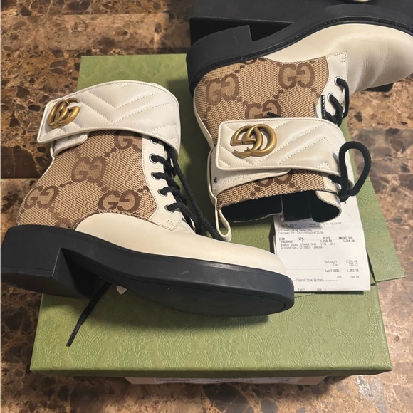 Gucci Combat Boots
size 5 1/2 - Picture 2 of 3